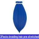 26 Inch 3 Pack Pre Stretched Braiding Hair
