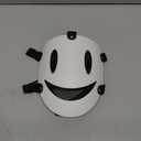 nezababy High-Rise Invasion Mask Cosplay Sniper White Smile Mask Anime Tenkuu Shinpan Halloween Prop Resin