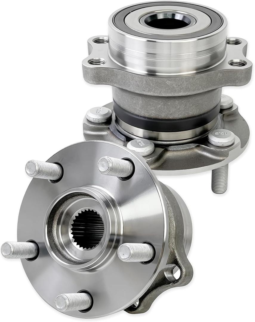 2 Pcs 512518 Rear Wheel Bearing Hub Assembly Compatible with Subaru Impreza 2012-2021, Forester 2014 2015 2016 2017 2018, Crosstrek 2016-2021, XV Crosstrek 2013 2014 2015, 5 Lugs (OE Size)