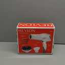 REVLON Infrared Hair Dryer with Diffuser & Concentrator - Ionic Ceramic Blow Dryer for Frizz Control, Shine, Soft Hair & Moisture Protection - 1875W Professional Salon-Quality (White) (Full Size)