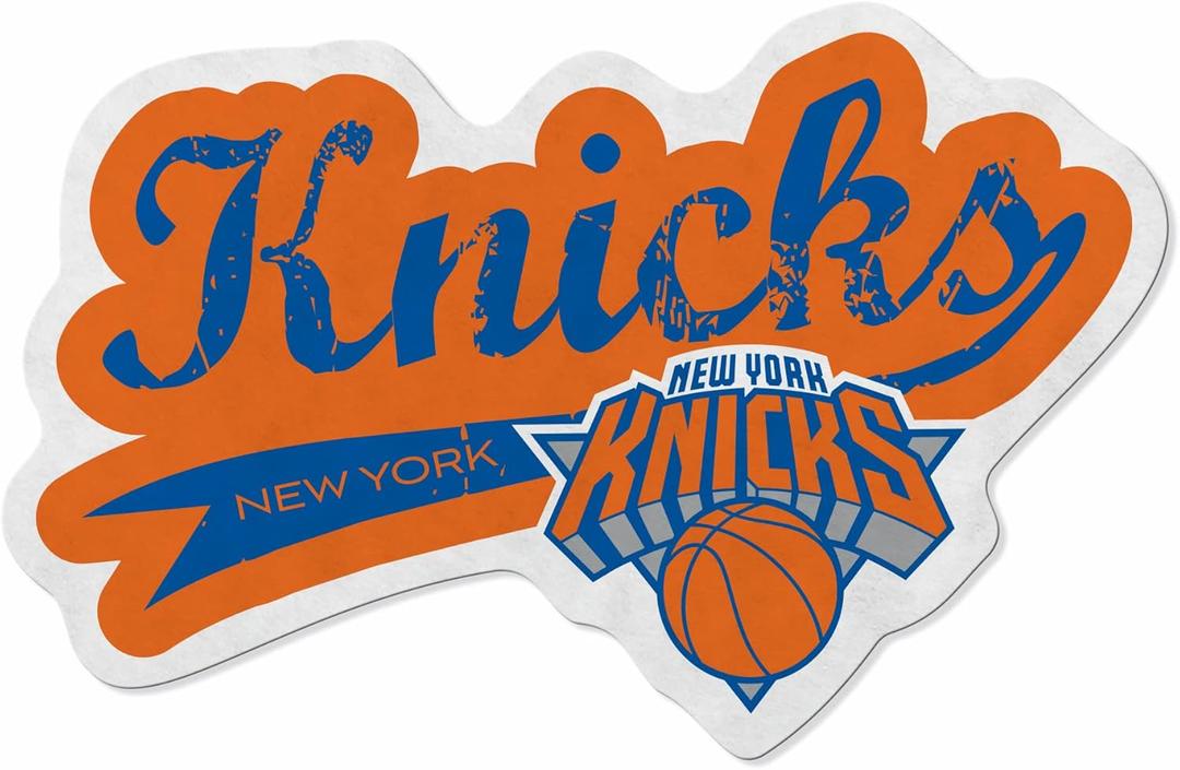 Rico Industries NBA Basketball Distressed Shape Cut Pennant - Home and Living Room Dcor - Soft Felt EZ to Hang