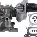 DOLKSN TD025 1.5L L4 Complete Turbocharger Turbo Kit w/Actuator and Gasket Compatible with 2017-2021 Honda CR-V CRV 2016-2021 Civic 49373-07012