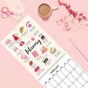 Wall Calendar 2026 Vertical Monthly Wall Calendar 12 Month Hanging Wall Planner8.3" X 11.7 ", Thick Paper, Cute Design (Beige)