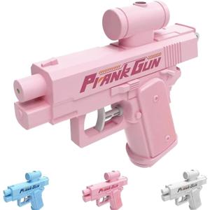 Prank Water Gun, Prank TwoWay Water Gun, Prank Squirt Gun, Creative Pranks Battle Toy Waters Guns Fight, Hilarious Novelty Toy for Parties & Summer Fun (Pink)