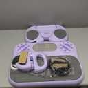 Pilates Board, 6-in-1 Pilates Reformer for Core & Full Body Workout, Portable Home Gym Equipment with Smart LED Digital Display, Pilates Trainer for Women, Beginners (Purple)