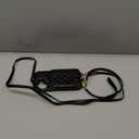 Bocasal Crossbody Wallet Case for iPhone 17, RFID Blocking PU Leather Zipper Handbag Purse Flip Cover, Kickstand Folio Case with Card Slots Holder Wrist Strap Lanyard 5G 6.3 Inch (Black)