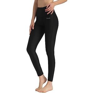 Ubestyle UPF 50+ High Waist Women's Swim Pants Swim Leggings Swimming Tights Rash Guard Pants Sun Protective, Size XXL