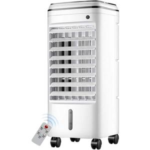 Evaporative Coolers Portable Air Conditioning Unit Cooler with Remote Control and Purifier Humidifier 3 Fan Speeds with Oscillation Function for Home Or Office Use