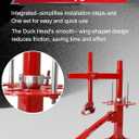 Manual Tire Changer Machine, Portable Tire Changer with Duck Head, 12''-21'' Tire Change, Fit for Cars, Trailer, ATV, Truck, SUV
