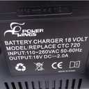 Charger CTC720 Replace for Snap on 18V Charger CTB8185 CTB8187 CT7850 CDR7850H CTL7850 CTB7185 Tool Battery Li-ion