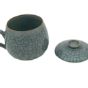 Dark Celadon Teacup (10 oz.)