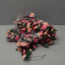 Miracliy 8Pcs 66FT Pink Flower Garland, Artificial Rose Floral Vines Fake Hanging Spring Flower Garland for Wall Backdrop Wedding Arch Tea Party Door Mantle Decoration