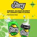 Starry Zero Sugar Lemon Lime Soda, 12 Fl Oz Cans (Pack of 12)