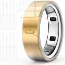 10 Pack Ultra-Thin Clear Protector for Oura Ring Gen 4/3, Invisible Full-Cover Scratch-Resistant Film Skin Compatible with Gen 4 Ceramic & Gen 3 Horizon/Heritage