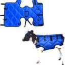 Calf Blanket Calves Warm Clothes Calf Saver Coat, Sheep Goat Blanket, for Keep Cows Goats Sheeps Warmming, Thickened Belly Protection