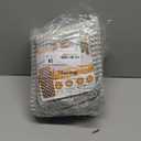 Furicher Waffle Bath Mat Set, Non Slip Bathroom Rugs Sets 2 Piece, Ultra Absorbent Long Bath Rug Runner for Bathroom Decor, Machine Washable Boho Mats, Grey & White, 20"×47" Plus 18"×30"