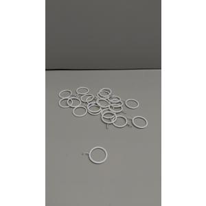 White, round, 1 3/8"
