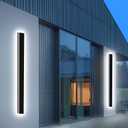 Picico Outdoor Wall Lights Exterior 31IN 2PC,4.33in Wide Dimmable Modern Outdoor Sconce Lighting Fixtures, Contemporary Porch Light, Long LED Outside Garage Lights for Front Door and Entrance