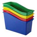 Storex Large Book Bin, 14.3 x 5.3 x 7 Inches, Case of 6 (71118U06C)