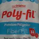 Fairfield The Original Poly-Fil, Premium Polyester Fiber Fill, Soft Pillow Stuffing, Stuffing for Stuffed Animals, Toys, Cloud Decorations, and More, Machine-Washable Poly-Fil Fiber Fill, 32-ounce Bag