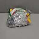 Riceshoot 9 Pcs Chicken Costume Adult Chicken Couple Costume Rooster Headband Tail Beak Nose Mask Feet White Colonel Wig Moustache for Halloween Cosplay Dress-Up Party Accessories