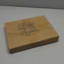 ASelected Bamboo Bench Stool, 10 inch Wooden Foot Step Stool for Bedroom Kitchen Mudroom Foyer Entryway Small Bench Shoe Stool