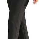 Kubsid Womens Straight Leg Pants 2026 High Waisted Stretchy Business Casual Work Pants Dress Office Trousers with Pockets (Black, XL)