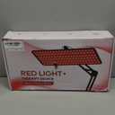 Morfone Red Light Therapy for Body & Face - Infrared Light Therapy Lamp 660nm, 850nm, 940nm Tri-Wavelength LED Beads Panel with Height Adjustable Stand for Home Use, Gift for Women Girls