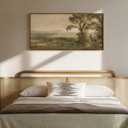 InSimSea Extra Large Framed Vintage Wall Art, Rustic Landscape, 20x40inch