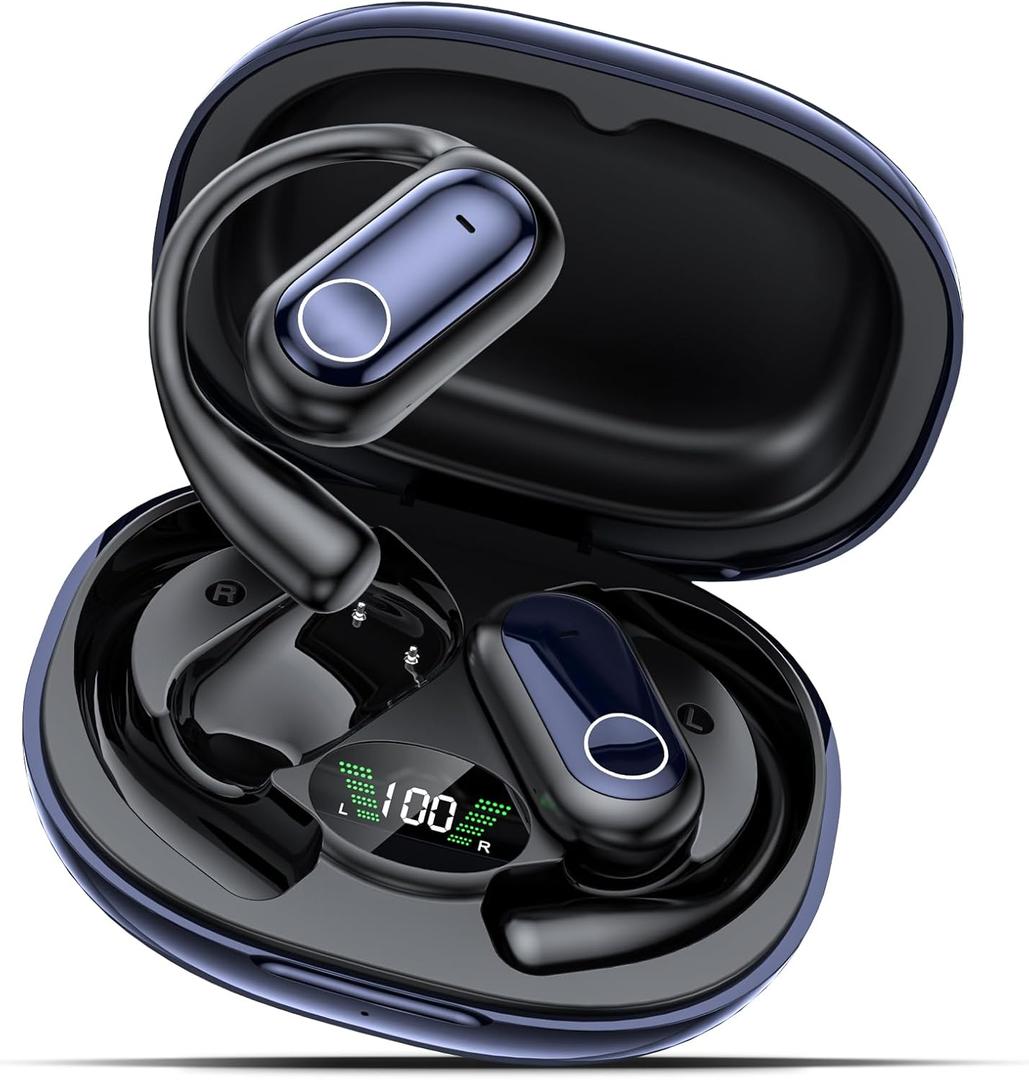 3-in-1 Translation Earbuds - 150 Languages Real-Time Translator/Music/Call, Bluetooth 5.4 Ear Hook for Gym/Travel/Business (iOS/Android)