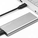 USB Type-C M.2 NVMe SSD Enclosure Adapter, USB 3.1 Gen 2 10Gbps Solid State Drive Aluminum Outer Case, Unique Cooling Fin Design for Good Heat Dissipation