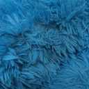 Hoewina Dog & Cat Bed, 20in Cat Beds for Indoor Cats, Calming Donut Bed for Puppy and Kitten, Washable Round Fluffy Pet Bed for Small Medium Dogs and Cats (Light Blue)