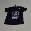 Kids 2nd Birthday Boy 2 Second Race Car Birthday Racing Car Flag T-Shirt (Black), 3T