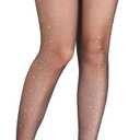 2Pack Sheer Tights for Women High Waist Stockings Sexy Sheer Pantyhose (Black)