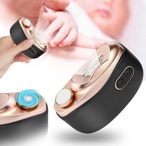 Electric Nail Clipper, 3 in1 Baby Nail Trimmer Electric, Smart Easy Nail Clipper with LED Light & Nail Clip for People Adults, Seniors, Women, Men and Kids (Black)