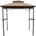 Garden Winds Replacement Canopy Top Cover for The Aldi Gardenline Belavi Shoprite Grill Gazebo - Standard 350 (Will not fit Any Other Model) - Top Tier 34" x 21", Bottom Tier 96" x 60"