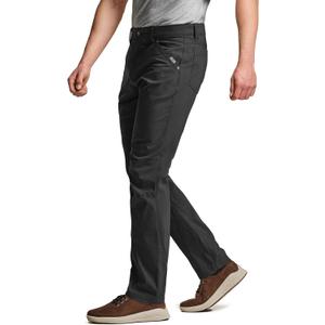 CQR Men's Vent Stretch Pants, Quick Dry Lightweight Casual Cargo Pants, Water Resistant Straight-Fit Utility Work Pants (34W x 30L, Sedona Urban Pants Carbon Black)