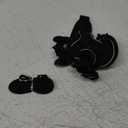 Cat Harness and Leash, Reflective Cat Harness Escape Proof for Walking, Adjustable Kitten Harness and Leash Set, 4 Buckles Easy Control Breathable Cat Vest Harness for All Types of Cats (Large, Black)