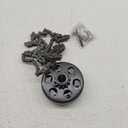 Go Kart Clutch 3/4" Bore 12T with #35 Chain Centrifugal Clutch and Chain for Go Kart Minibike Honda Kart Engines