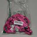SlowTon No Pull Small Dog Harness and Leash Set, Puppy Soft Vest Harness Neck & Chest Adjustable, Reflective Lightweight Harness & Anti-Twist Pet Lead Combo for Small Medium Dogs (Fuchsia, XXS) (A-Fuchsia - With Front Clip)