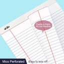 2 x ViVin 5 x 8 Inch Legal Pads, 6 Pack, Narrow Ruled, 50 Sheets Per Writing Pad, Perforated Note Pads Ideal for Home, Office, Business, 300 Sheets, White Paper