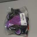 rabbitgoo Dog Harness No Pull with 2 Leash Clips, Adjustable Soft Padded, Reflective Oxford No Choke Pet Vest with Easy Control Handle for Medium Sized Dogs, Purple, M