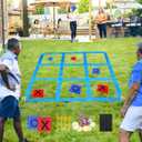 CWLAKON Outdoor Giant Tic Tac Toe Bean Bag Toss Games for Kids Adults Family, Large Outside Lawn Yard Backyard Carnival Field Day Game, Beach Picnic Camping Birthday Party Family Reunion Games