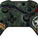 eXtremeRate Army Mecha Patterned Front Housing Shell Case for Xbox One S/X Controller, Soft Touch Faceplate Cover Replacement Kit for Xbox One S/X (Model 1708) - Controller NOT Included