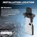 MAF Mass Air Flow Sensor Meter for Nissan Altima 2.5L 2019-2023 for Nissan Sentra 2020-2023 L4 2.0L for Infiniti QX60 V6 3.5L 22-23 Replacement 226805NA0A 22680BV80B 22680-5RB0A