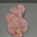 3 x 100Pcs Galentine's Day Napkins Pink Heart Shape Galentine's Decorations Girls Ladies Galentines Day Party Decorations for Valentines Celebrations Events and Party Decor Ideas, 6.3 In