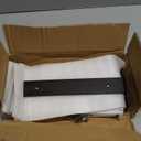 4 Pack Floating Shelf Brackets, 10 inch Heavy Duty Industrial Shelf Bracket, Black Metal L Brackets for Shelves Support DIY(1/5 Inch Thicked)