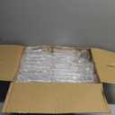 Reli. Plastic Champagne Flutes (50 Pack, 9oz) Clear w/Gold Rim, Stemless | Disposable Champagne Flutes for Champagne, Mimosa, Cocktail, Wedding | BPA-Free Champagne Glasses Plastic, Shatterproof