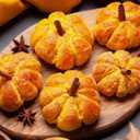 2 Pcs Pumpkin Silicone Chocolate Mold 3D Fall Halloween Chocolate Molds Thanksgiving Cake Pan Autumn Harvest Theme Candy Baking Soap Candle Molds for Home Party Decor