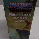 Prince Adam Sky Sled & Figure Masters of the Universe Retro Action Figure Set 5.5", 5 inches tall